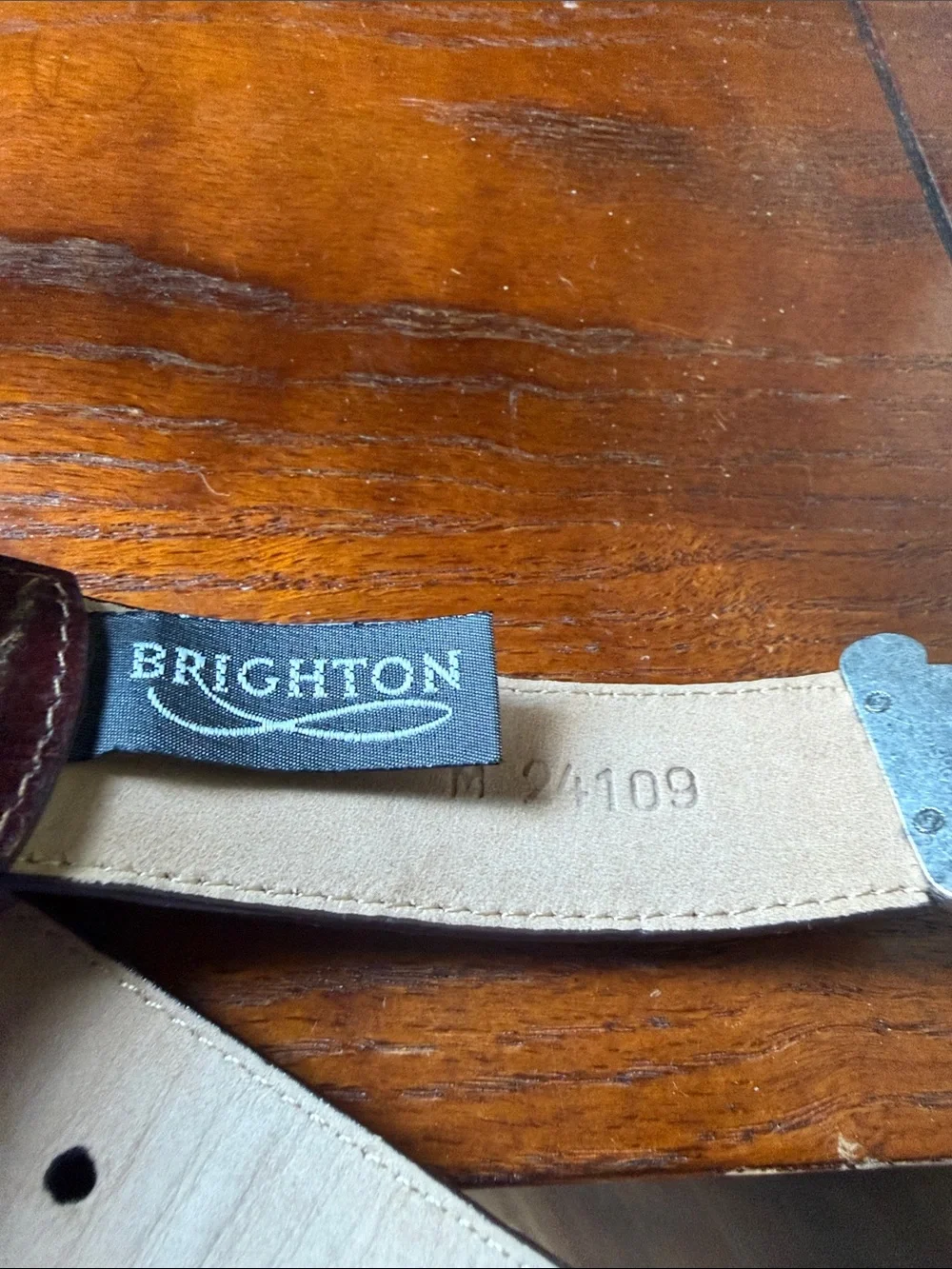 Brighton leather belt